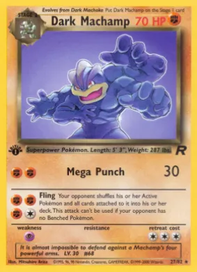 Dark Machamp (TR 27) Team Rocket