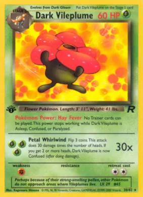 Dark Vileplume (TR 30) Team Rocket