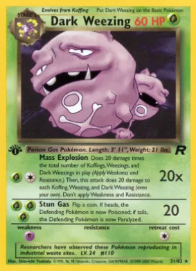 Dark Weezing (TR 31) Team Rocket