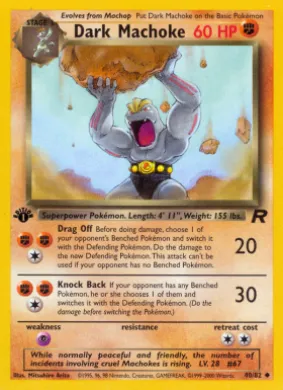 Dark Machoke (TR 40) Team Rocket