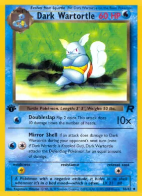 Dark Wartortle (TR 46) Team Rocket