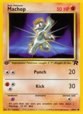 Machop (TR 59) Team Rocket