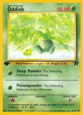 Oddish (TR 63) Team Rocket