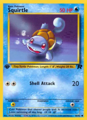 Squirtle (TR 68) Team Rocket