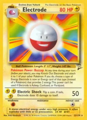 Electrode (B2 25) Base Set 2