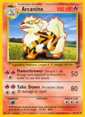 Arcanine (B2 33) Base Set 2