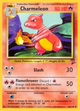 Charmeleon (B2 35) Base Set 2