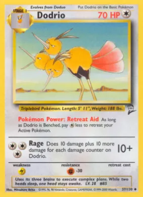 Dodrio (B2 37) Base Set 2
