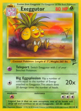 Exeggutor (B2 39) Base Set 2