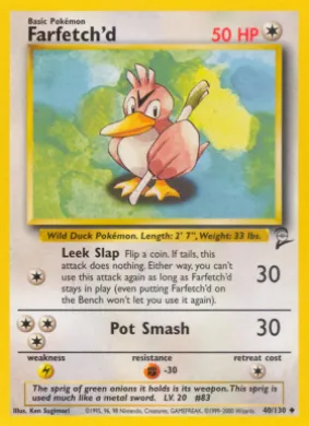 Farfetch'd (B2 40) Base Set 2