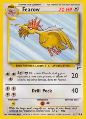Fearow (B2 41) Base Set 2