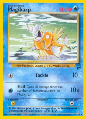 Magikarp (B2 50) Base Set 2