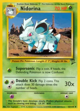 Nidorina (B2 53) Base Set 2