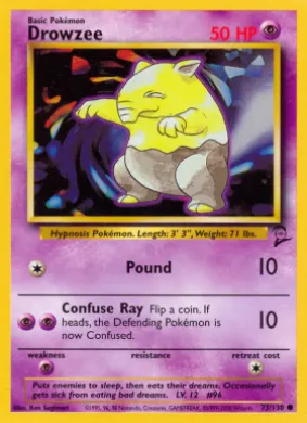 Drowzee (B2 73) Base Set 2