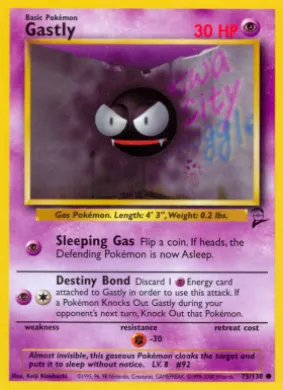 Gastly (B2 75) Base Set 2