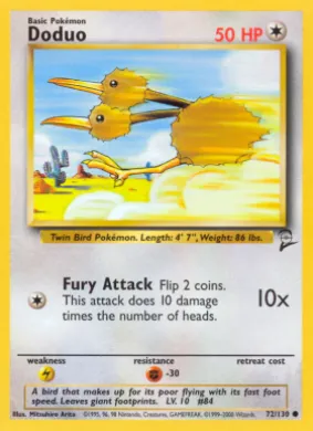 Doduo (B2 72) Base Set 2