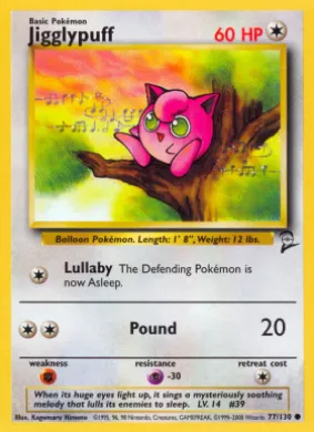 Jigglypuff (B2 77) Base Set 2