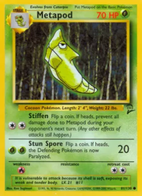 Metapod (B2 81) Base Set 2