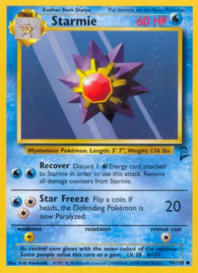 Starmie (B2 94) Base Set 2