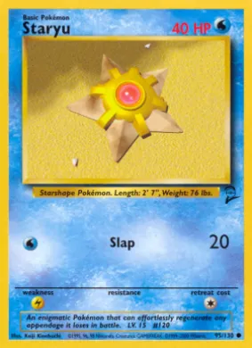 Staryu (B2 95) Base Set 2