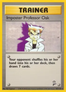 Imposter Professor Oak (B2 102) Base Set 2