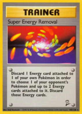 Super Energy Removal (B2 108) Base Set 2