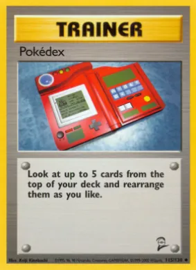 Pokédex (B2 115) Base Set 2