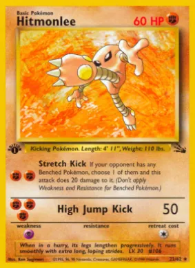 Hitmonlee (FO 22) Fossil