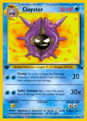 Cloyster (FO 32) Fossil