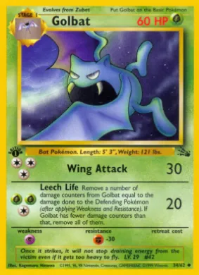 Golbat (FO 34) Fossil