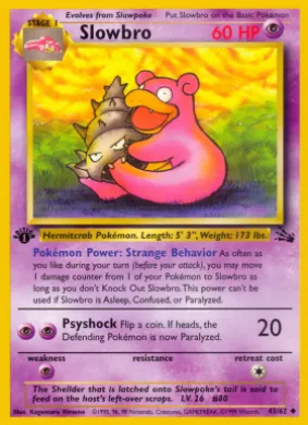 Slowbro (FO 43) Fossil