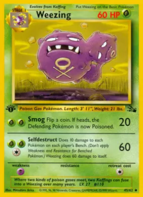 Weezing (FO 45) Fossil