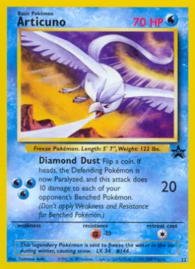 Articuno (WP 22) Wizards Black Star Promos