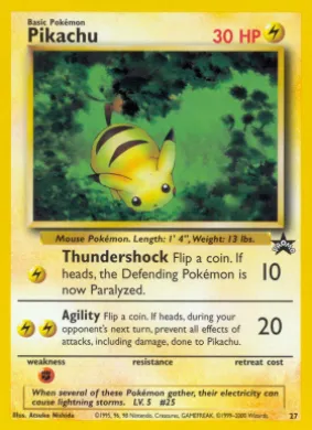Pikachu (WP 27) Wizards Black Star Promos