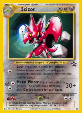 Scizor (WP 33) Wizards Black Star Promos