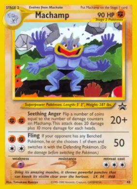 Machamp (WP 43) Wizards Black Star Promos