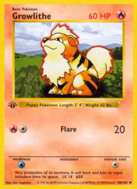 Growlithe (BS 28) Base