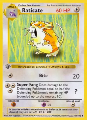 Raticate (BS 40) Base