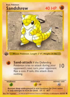 Sandshrew (BS 62) Base