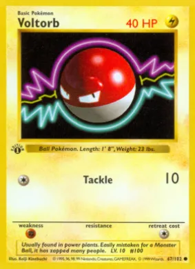 Voltorb (BS 67) Base