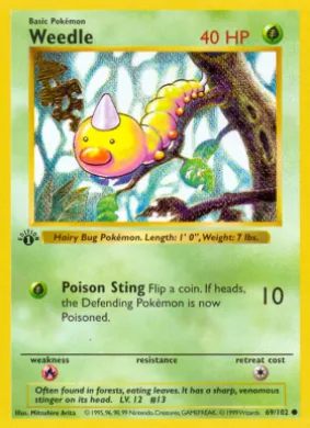 Weedle (BS 69) Base