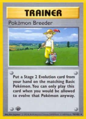 Pokémon Breeder (BS 76) Base