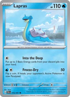 Lapras (PAF 16) Paldean Fates