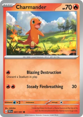 Charmander (PAF 7) Paldean Fates