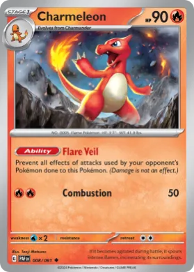 Charmeleon (PAF 8) Paldean Fates