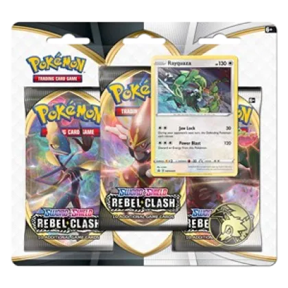 Rebel Clash: Rayquaza 3-Pack Blister