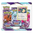 Chilling Reign: Snorlax 3-Pack Blister