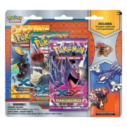 Primal Clash: Primal Groudon Pin 3-Pack Blister