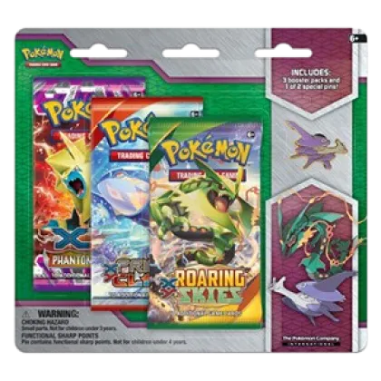 Roaring Skies: Mega Latios Pin 3-Pack Blister