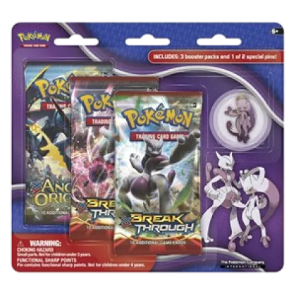 BREAKthrough: Mega Mewtwo Y Pin 3-Pack Blister